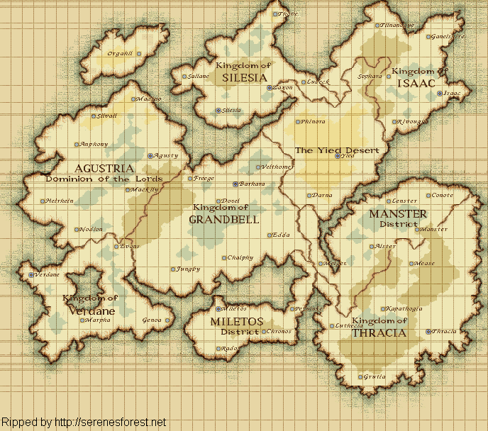 Bản Đồ Lục Địa Jugdral